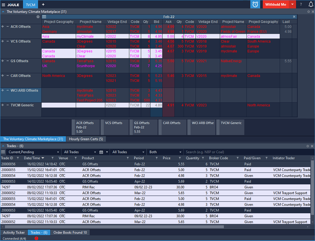 Joule Trading Platform